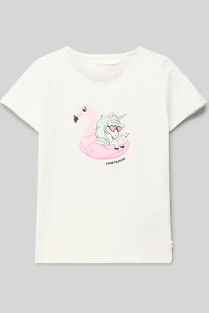 TOM TAILOR Regular Fit T-Shirt aus reiner Baumwolle in , Größe 104