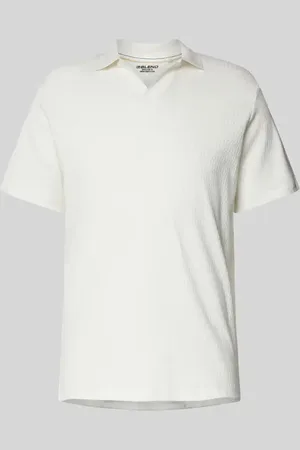 Blend Slim Fit Poloshirt mit Strukturmuster in , Größe 3XL