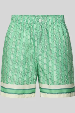 Lacoste Straight Leg Shorts mit elastischem Bund in , Größe L