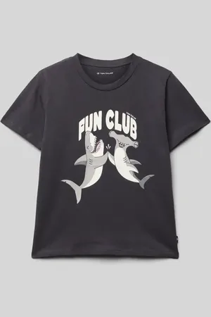 TOM TAILOR Regular Fit T-Shirt aus reiner Baumwolle in , Größe 104