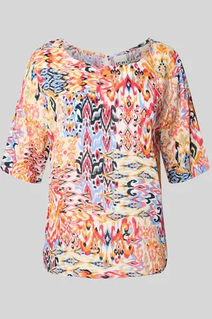 Ichi Regular Fit Bluse mit Rundhalsausschnitt Modell 