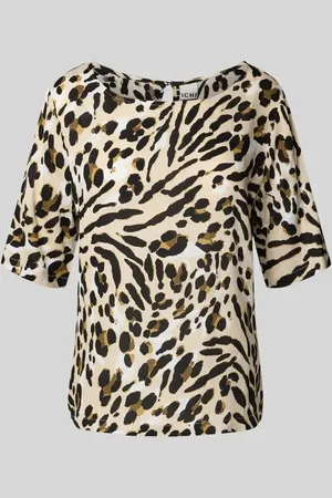 Ichi Regular Fit Bluse mit Rundhalsausschnitt Modell 