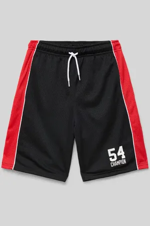 Champion Regular Fit Sweatshorts mit Label-Print in , Größe 128