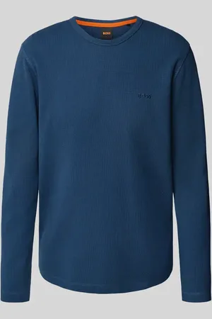 HUGO BOSS Longsleeve mit Label-Stitching Modell 
