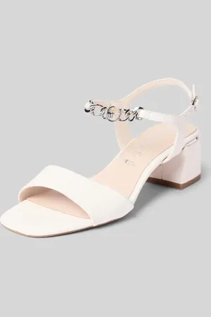Tamaris Sandalette aus Leder mit Blockabsatz in , Größe 36