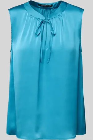 Luisa Cerano Relaxed Fit Blusentop mit Schlüsselloch-Ausschnitt in , Größe 34