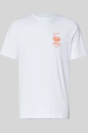 Edwin T-Shirt mit Label-Print Modell 