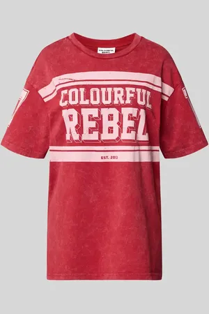 Colourful rebel T-Shirt mit Label-Print in , Größe L