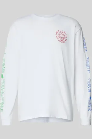 Edwin Longsleeve mit Label-Prints Modell 