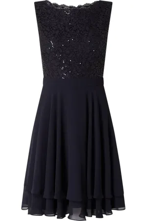Jake*s Cocktailkleid aus Spitze und Chiffon in , Größe 44