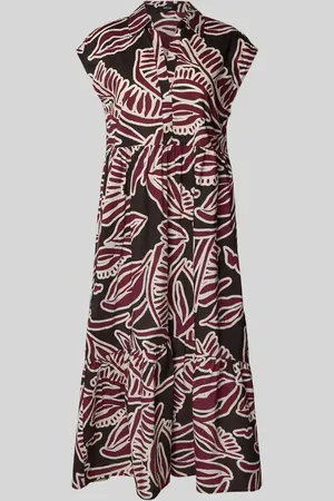 Opus Midikleid mit V-Ausschnitt Modell 