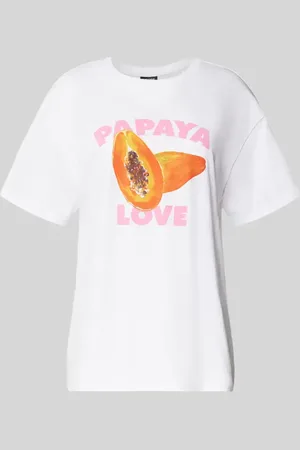 Pieces® Comfort Fit T-Shirt aus reiner Baumwolle Modell 