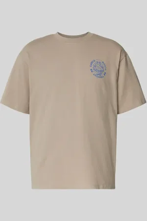 Edwin T-Shirt mit Label-Print Modell 