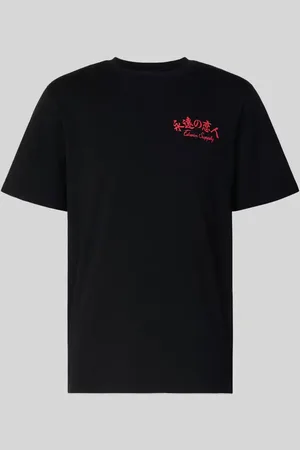 Edwin T-Shirt mit Label-Print Modell 