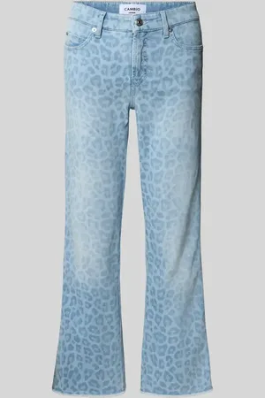 Cambio Flared Cut Jeans in verkürzter Passform Modell 