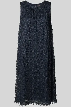 Vera Mont Knielanges Cocktailkleid mit Allover-Applikationen in , Größe 36