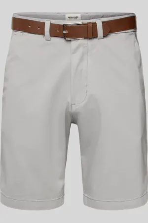 JACK & JONES Regular Fit Chino-Shorts mit Gürtel Modell 