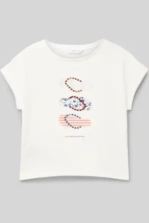 MANGO T-Shirt mit Motiv-Print in , Größe 128