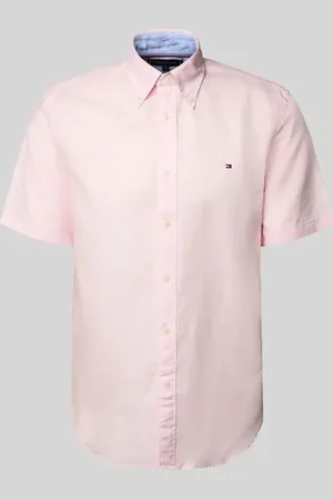 Tommy Hilfiger Regular Fit Freizeithemd aus Baumwoll-Leinen-Mix in , Größe L