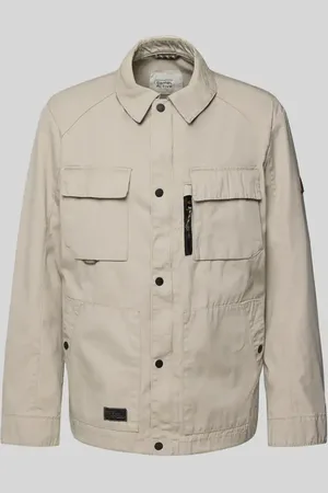 Camel Active Jacke mit Umlegekragen und Brusttaschen in , Größe 48