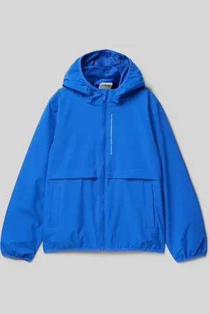 QS by s.Oliver Regular Fit Jacke mit Schriftzug-Print in , Größe 134