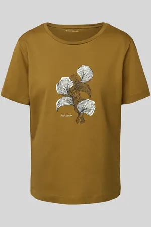 TOM TAILOR Regular Fit T-Shirt aus reiner Baumwolle in , Größe L