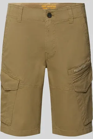 PME Legend™ Slim Fit Cargoshorts mit Label-Print Modell 
