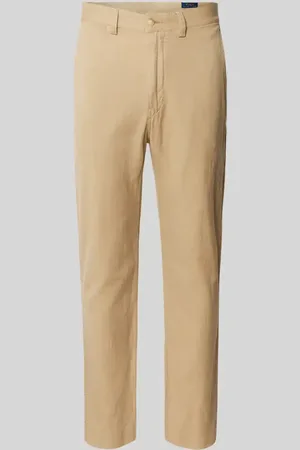 Ralph Lauren Regular Fit Leinenhose mit Knopf- und Reißverschluss in , Größe 30/32