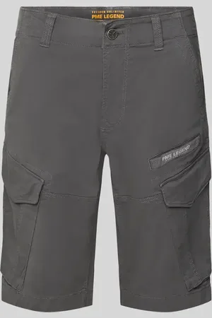 PME Legend™ Slim Fit Cargoshorts mit Label-Print Modell 