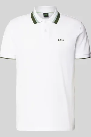 HUGO BOSS Regular Fit Poloshirt mit Label-Print Modell 