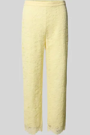 Marc Cain Feminine Fit Stoffhose mit Ausbrenner-Effekt in , Größe 34