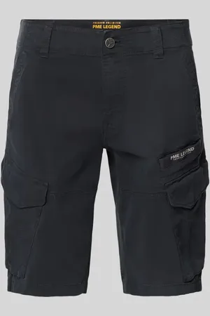PME Legend™ Slim Fit Cargoshorts mit Label-Print Modell 
