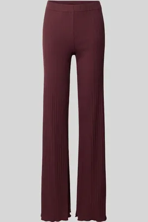 Oh April Flared Stoffhose mit Strukturmuster Modell 