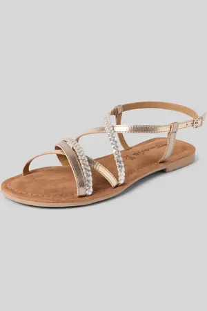 Tamaris Ledersandalette mit schmalen Riemen in , Größe 37