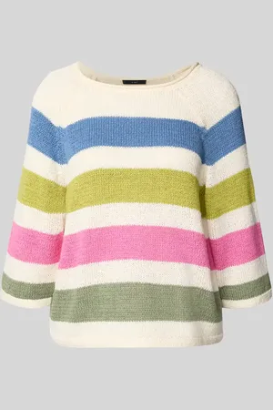 Oui Strickpullover aus Baumwoll-Mix in , Größe 34