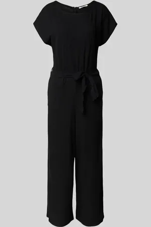 TOM TAILOR Regular Fit Culotte Jumpsuit mit Taillengürtel in , Größe L