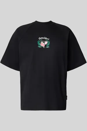 Carlo Colucci Oversized T-Shirt mit Label-Print in , Größe L