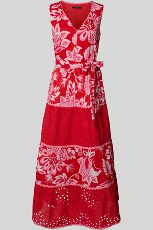 Oui Maxikleid mit Lochstickerei in , Größe 34
