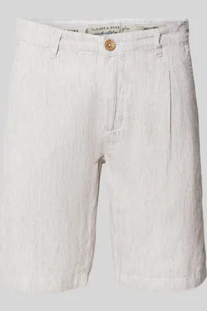 Colours & Sons Regular Fit Leinenshorts mit Gesäßtaschen in , Größe L