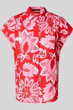 Oui Regular Fit Blusenshirt mit Kappärmeln in , Größe 34