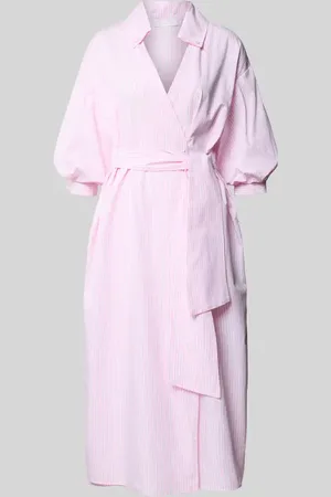 Rich & Royal Hemdblusenkleid mit Umlegekragen und Bindegürtel in , Größe 36