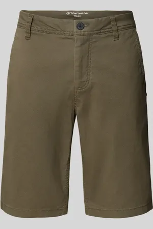 TOM TAILOR Slim Fit Bermudas aus Baumwoll-Mix in , Größe 30