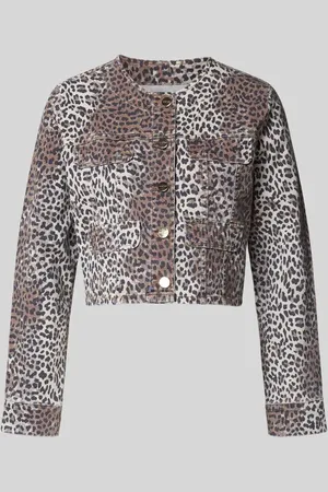 Rich & Royal Jeansjacke mit angedeuteten Pattentaschen in , Größe 34