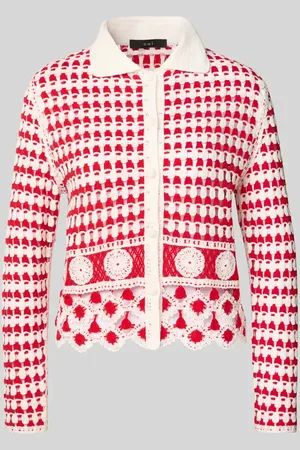 Oui Cardigan mit Häkelspitze in , Größe 36