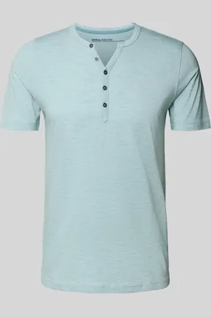 McNeal T-Shirt mit kurzer Knopfleiste in , Größe L