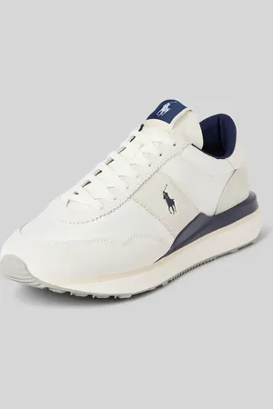 Ralph Lauren Ledersneaker mit Logo-Stitching Modell 