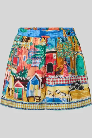 Shiwi Shorts aus Viskose-Leinen-Mix Modell 