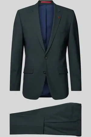 Roy Robson Slim Fit Anzug aus Schurwoll-Mix mit Pin am Revers in , Größe 50