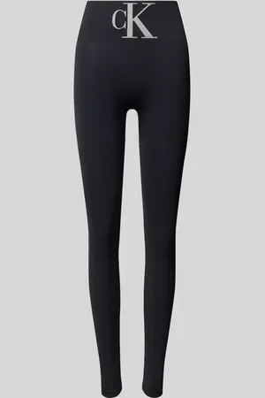Calvin Klein Skinny Fit Leggings mit Logo-Print in , Größe L