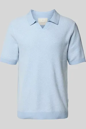JACK & JONES Regular Fit Poloshirt mit V-Ausschnitt in , Größe L